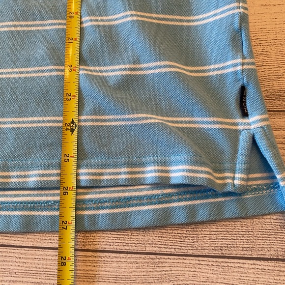 Izod Blue Stripes Shirt - Picture 8 of 8